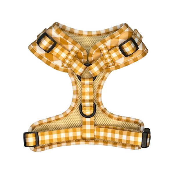 Golden Gingham - Adjustable Harness